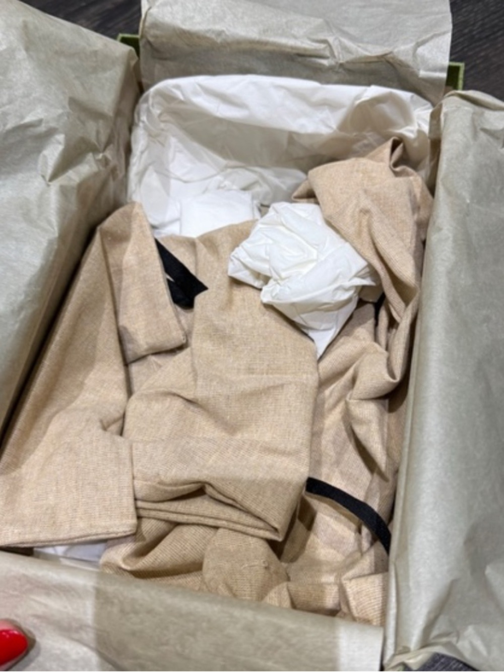 Gucci Cream Logo Slide Mules - Picture 2 of 5